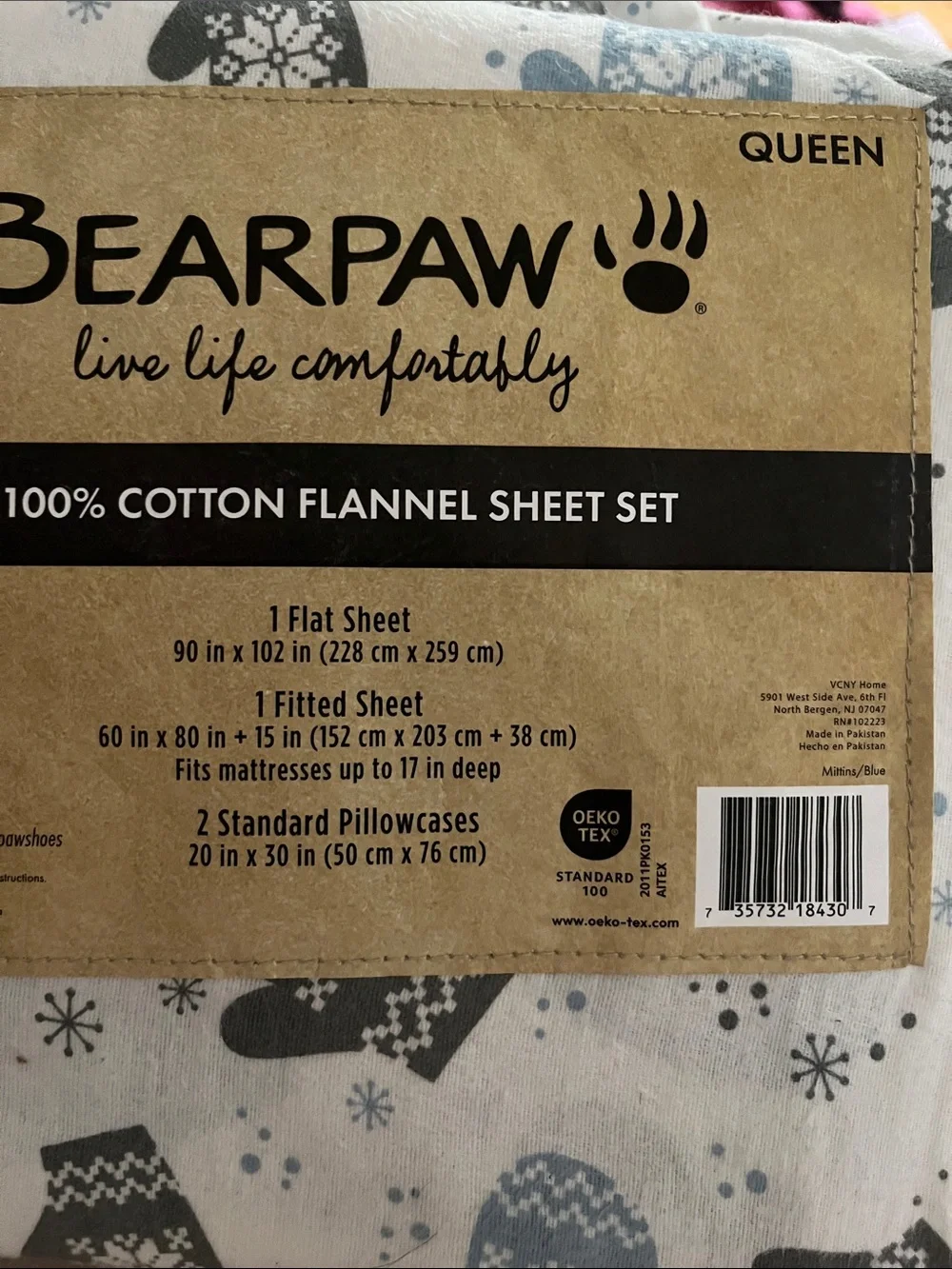 BearPaw 100% cotton